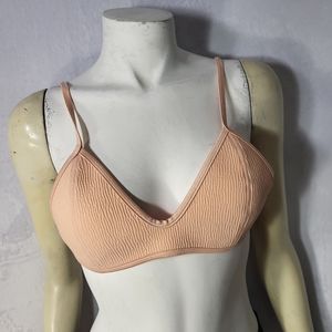 TRIANGL Peach Pink Bikini Top Sz M